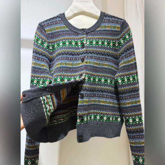 Doen Faustine Cardigan in Dashwood Fair Isle - Picture 8 of 13